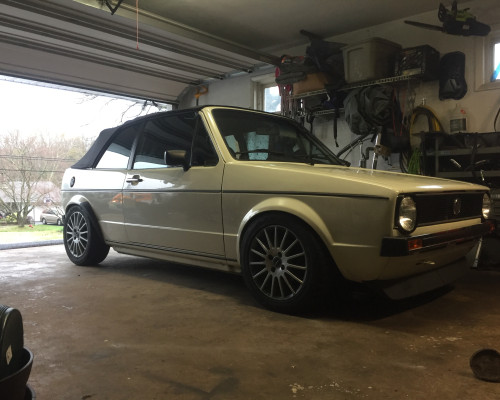 82 VW Rabbit convertible