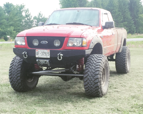 Front End Swapped Ranger 2002 ford ranger solid axle swapped
