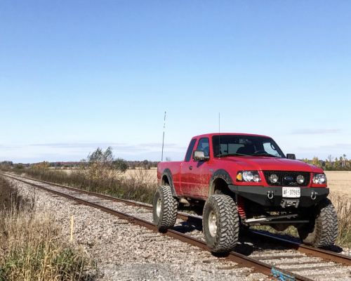 Front End Swapped Ranger 2002 ford ranger solid axle swapped