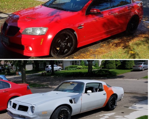 My trans am with other car which was a my daily driver 2009 pontiac g8 gt. I still own it just dont daily it because of gas prices and my long commute since I moved in 2019. My trans am with other car which was a my daily driver 2009 pontiac g8 gt. I still own it just dont daily it because of gas prices and my long commute since I moved in 2019.